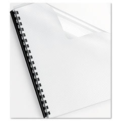 FELLOWES MFG. CO. Futura Binding System Covers  Square Corners  11 X 8 1/2  Frost Lined  25/pack; UNIT OF MEASURE: PG