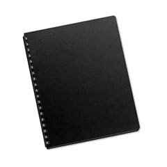 FELLOWES MFG. CO. Futura Binding System Covers  Round Corners  11 1/4 X 8 3/4  Black  25/pack; UNIT OF MEASURE: PG