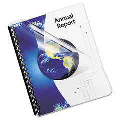 FELLOWES MFG. CO. Crystals Presentation Covers With Round Corners  11 1/4 X 8 3/4  Clear  25/pack; UNIT OF MEASURE: PG