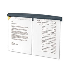 FELLOWES MFG. CO. Partition Additions Note Rail  18 X 1 15/16  Dark Graphite; UNIT OF MEASURE: EA