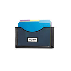 FELLOWES MFG. CO. Partition Additions File Pocket  Mesh  1 1/2in Capacity  Black; UNIT OF MEASURE: EA