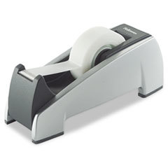 FELLOWES MFG. CO. Office Suites Desktop Tape Dispenser  1in Core  Plastic  Heavy Base  Black/silver; UNIT OF MEASURE: EA