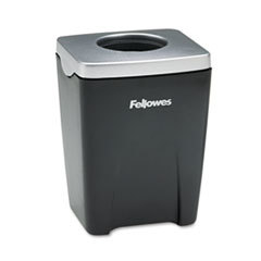 FELLOWES MFG. CO. Office Suites Paper Clip Cup  Plastic  2 1/2 X 2 1/4 X 3 1/4  Black/silver; UNIT OF MEASURE: EA