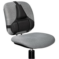 FELLOWES MFG. CO. Professional Series Back Support  Memory Foam Cushion  Black; UNIT OF MEASURE: EA