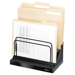 FELLOWES MFG. CO. Step File  Six 1in Sections  11 1/8 X 7 1/8 X 10 1/2  Black Pearl; UNIT OF MEASURE: EA