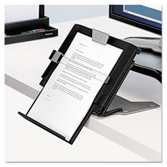 FELLOWES MFG. CO. Professional Series Document Holder  12w X 2 1/2d X 7 1/2-11 1/2h  Black; UNIT OF MEASURE: EA