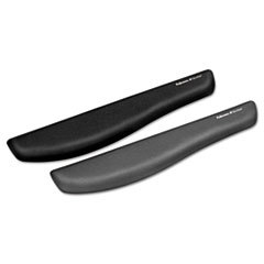 FELLOWES MFG. CO. Plushtouch Keyboard Wrist Rest  Foam  Graphite  18-1/8in X 3-3/16in; UNIT OF MEASURE: EA