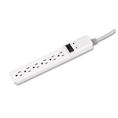 FELLOWES MFG. CO. Basic Home/office Surge Protector  6 Outlets  6 Ft Cord  450 Joules  Platinum; UNIT OF MEASURE: EA