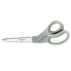 FISKARS MANUFACTURING CORP Offset Scissors  8 In. Length  Stainless Steel  Bent  Gray; UNIT OF MEASURE: EA