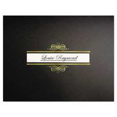 FIRST BASE FINE PAPERS Regent Certificate Holders  9 3/4 X 12 1/2  Black/gold Foil; UNIT OF MEASURE: PG