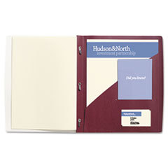 GBC-COMMERCIAL &amp; CONSUMER GRP Impact Frosted Front Report Cover With Tall Pocket  11 X 8-1/2  Burgundy  5/pack; UNIT OF MEASURE: PG