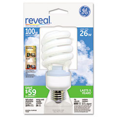 GENERAL ELECTRIC CO. Energy Smart Compact Fluorescent Spiral Light Bulb  Spiral  26 Watts; UNIT OF MEASURE: EA