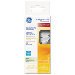 GENERAL ELECTRIC CO. Energy Smart Compact Fluorescent Spiral Light Bulb  16/25/32 W  Soft White; UNIT OF MEASURE: EA