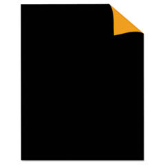 GEOGRAPHICS Two Cool Poster Board  22 X 28  Black/orange  25/pk; UNIT OF MEASURE: PG