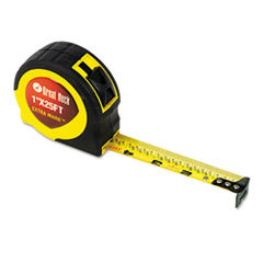 GREAT NECK SAW MFG. Extramark Power Tape  1in X 25ft  Steel  Yellow/black; UNIT OF MEASURE: EA