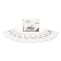 INTEK Shredder Lubricant Sheets  8 1/2in X 10 49/50in; UNIT OF MEASURE: PG
