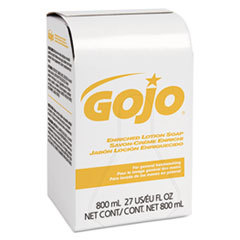 GO-JO INDUSTRIES Enriched Lotion Soap Bag-In-Box Dispenser Refill  Herbal Floral  800ml; UNIT OF MEASURE: EA
