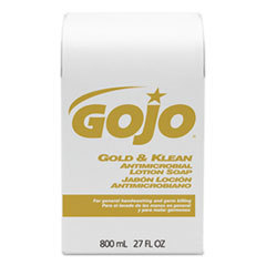 GO-JO INDUSTRIES Gold &amp; Klean Lotion Soap Bag-In-Box Dispenser Refill  Floral Balsam  800ml; UNIT OF MEASURE: BX