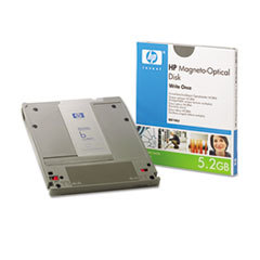 HEWLETT PACKARD COMPANY 5.25in Optical Disk  Write Once (worm)  5.2gb  2 048 Bytes/sector; UNIT OF MEASURE: EA