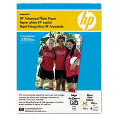 HEWLETT PACKARD SUPPLIES Advanced Photo Paper  56 Lbs.  Glossy  5 X 7  20 Sheets/pack; UNIT OF MEASURE: PG