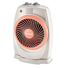 HOLMES PRODUCTS Viziheat 1500w Power Heater &amp; Fan  Plastic Case  9 1/4 X 6 3/8 X 13 3/4  White; UNIT OF MEASURE: EA