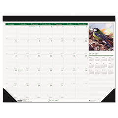 HOUSE OF DOOLITTLE Wild Birds Photographic Monthly Desk Pad Calendar  22 X 17  2015; UNIT OF MEASURE: EA