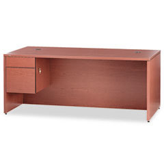 HON COMPANY 10500 Series Large inlin 3/4-Height Pedestal Desk  72w X 36d  Henna Cherry; UNIT OF MEASURE: EA