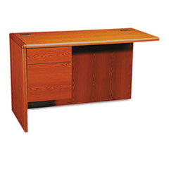 HON COMPANY 10700 inlin Workstation Return  Left 3/4 Pedestal  48w X 24d X 29-1/2h  Henna Cy; UNIT OF MEASURE: EA