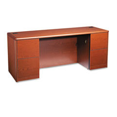 HON COMPANY 10700 Kneespace Credenza  Full-Height Pedestals  72w X 24d X 29-1/2h  Henna Cy; UNIT OF MEASURE: EA