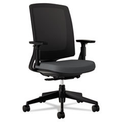 HON COMPANY Lota Series Mesh Mid-Back Work Chair  Charcoal Fabric  Black Base; UNIT OF MEASURE: EA