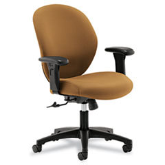 HON COMPANY Unanimous Series Mid-Back Task Chair  Caramel Fabric; UNIT OF MEASURE: EA