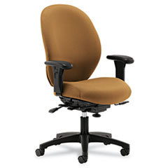 HON COMPANY Unanimous Series High-Performance Mid-Back Task Chair  Caramel Fabric; UNIT OF MEASURE: EA