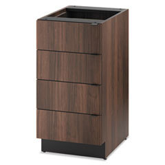 HON COMPANY Hospitality Single Base Cabinet  Four Drawers  18w X 24d X 36h  Columbian Walnut; UNIT OF MEASURE: EA