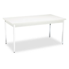 HON COMPANY Utility Table  Rectangular  60w X 30d X 29h  Light Gray; UNIT OF MEASURE: EA
