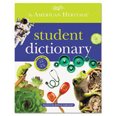 HOUGHTON MIFFLIN COMPANY American Heritage Student Dictionary  Hardcover  1 088 Pages; UNIT OF MEASURE: EA