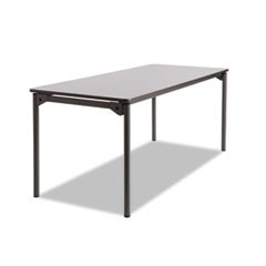 ICEBERG ENTERPRISES Maxx Legroom Rectangular Folding Table  72w X 30d X 29-1/2h  Gray/charcoal; UNIT OF MEASURE: EA