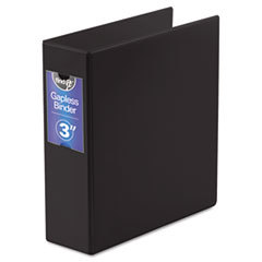 IDEASTREAM CONSUMER PRODUCTS Gapless Loop Ring Binder  11 X 8-1/2  3in Capacity  Black; UNIT OF MEASURE: EA