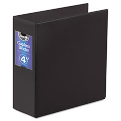 IDEASTREAM CONSUMER PRODUCTS Gapless Loop Ring Binder  11 X 8-1/2  4in Capacity  Black; UNIT OF MEASURE: EA