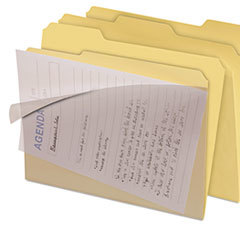 IDEASTREAM CONSUMER PRODUCTS Clear View Interior File Folders  1/3 Cut Top Tab  Letter  Manila  8/pack; UNIT OF MEASURE: PG