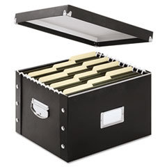 IDEASTREAM CONSUMER PRODUCTS Snap N Store Storage Box  Letter/legal  16 1/4 X 9 3/4 X 13 1/4  Black; UNIT OF MEASURE: EA