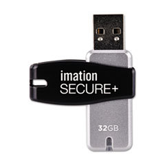 IMATION Secure+ Hardware-Encrypted Usb 2.0 Flash Drive  32 Gb; UNIT OF MEASURE: EA