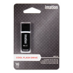 IMATION Cool Usb 2.0 Flash Drive  16gb  Black; UNIT OF MEASURE: EA
