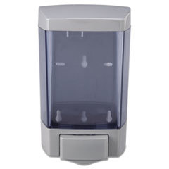 IMPACT PRODUCTS  LLC Plastic Soap Dispenser  46oz  5 1/2w X 4 1/4d X 8 1/2h  Trans Gray  12/carton; UNIT OF MEASURE: BX