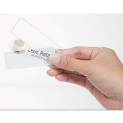 IMPRINT PLUS PROFESSIONAL Name Badge Insert Sheets For Inkjet/laser  1 X 3  White  5 Sheets Of 20 Per Pack; UNIT OF MEASURE: PG