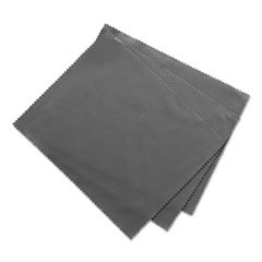 INNOVERA Microfiber Cleaning Cloths  6in X 7in  Grey  3/pack; UNIT OF MEASURE: PG