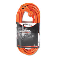 INNOVERA Indoor/outdoor Extension Cord  25ft  Orange; UNIT OF MEASURE: EA