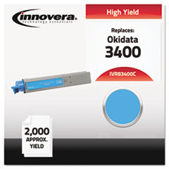 INNOVERA Compatible With 43459403 (c3400n) Toner  2000 Yield  Cyan; UNIT OF MEASURE: EA