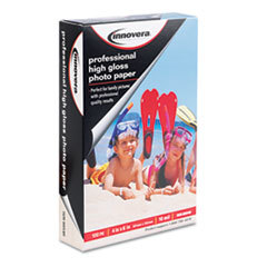 INNOVERA High-Gloss Photo Paper  4 X 6  100 Sheets/pack; UNIT OF MEASURE: PG
