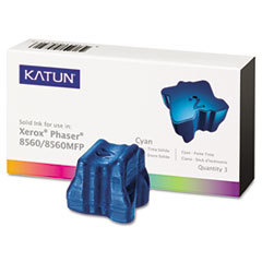 KATUN CORPORATION Kat37991 Phaser 8560 Compatible  108r00723 Solid Ink  3400 Yld  3/box  Cyan; UNIT OF MEASURE: BX