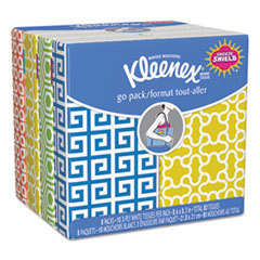 KIMBERLY CLARK Facial Tissue Pocket Packs  3-Ply  White  10/pouch  8 Pouches/pack; UNIT OF MEASURE: PG